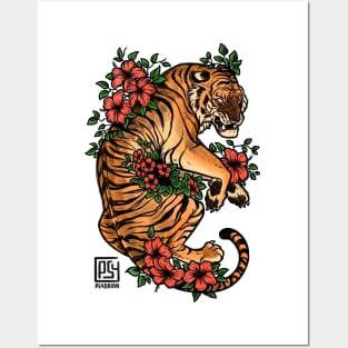 Chinese Tiger Posters and Art